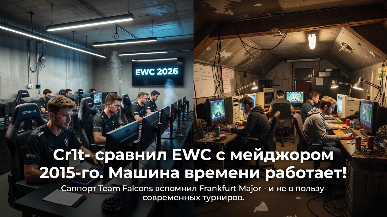 Cr1t- сравнил EWC с мейджором 2015-го. Машина времени работает!