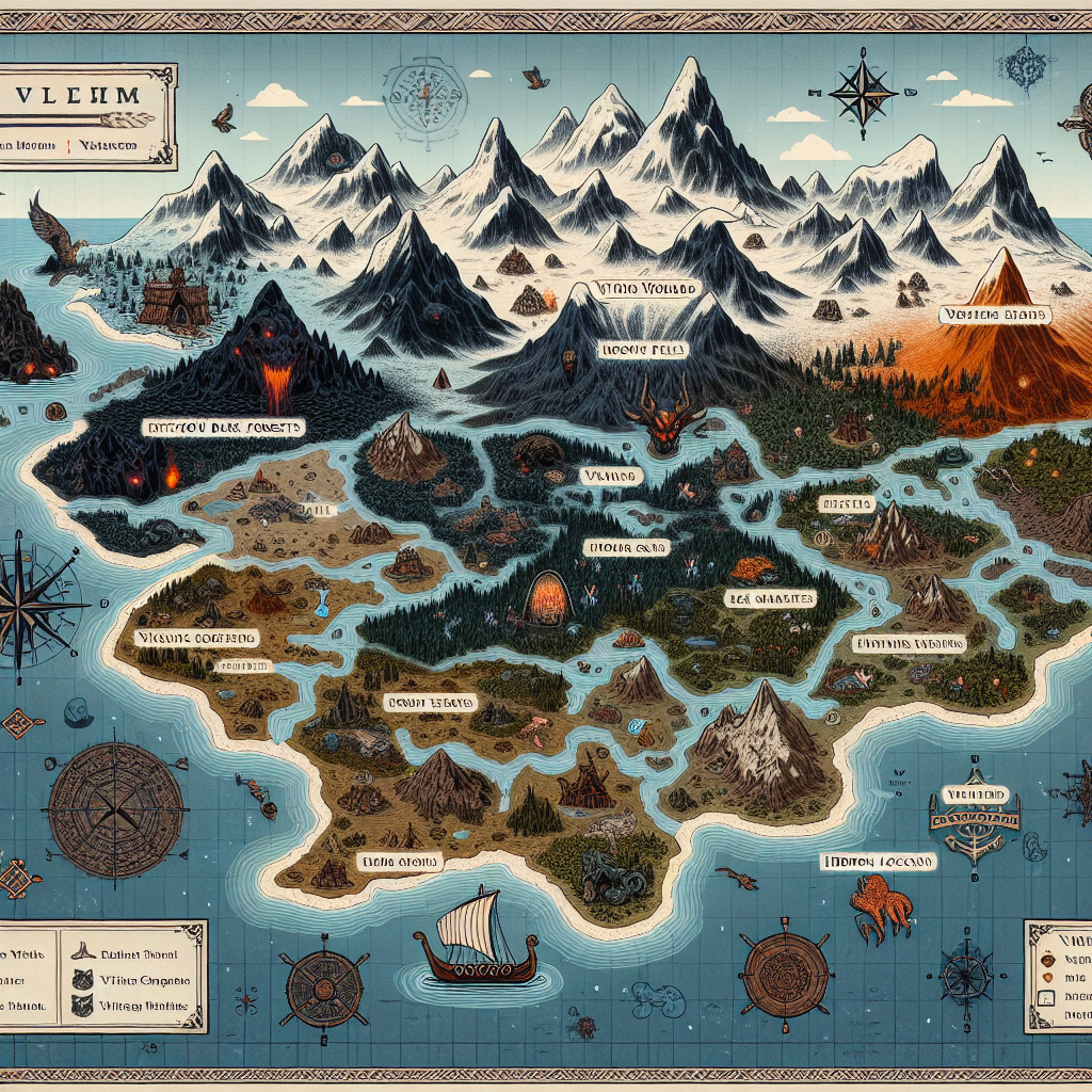Интерактивная карта вальхейм: Путеводитель по виртуальному миру