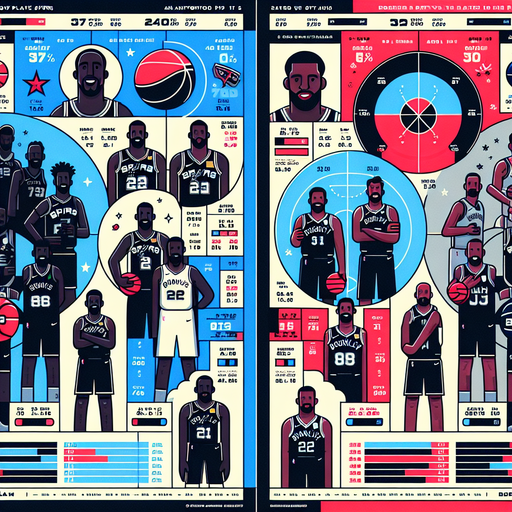 Сравнение Эффективности Защиты Игроков Сан-Антонио Спёрс и Бруклин Нетс